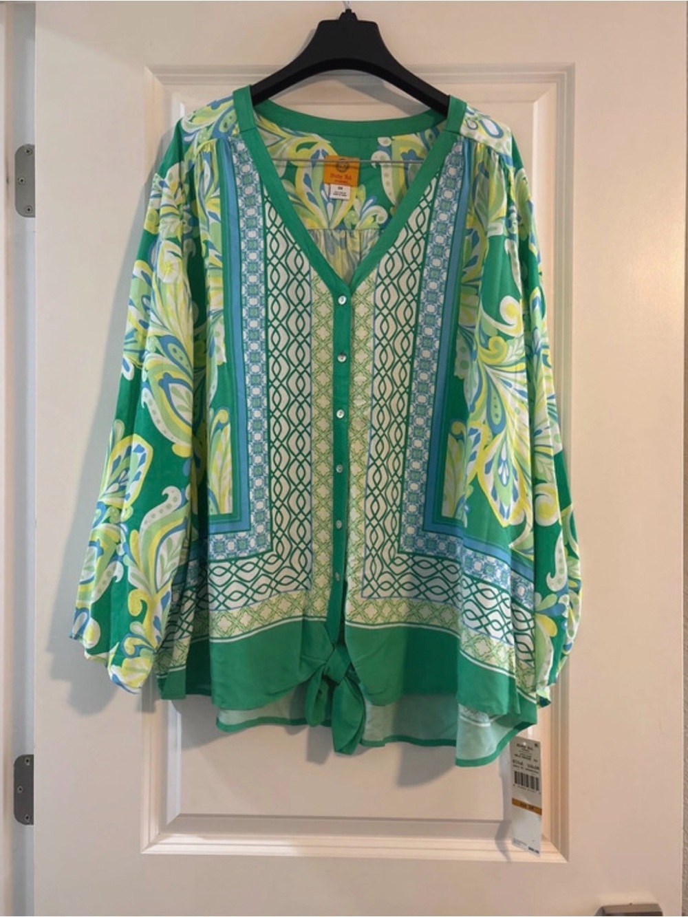 NWT Ruby Rd woman size 3X colorful blouse
